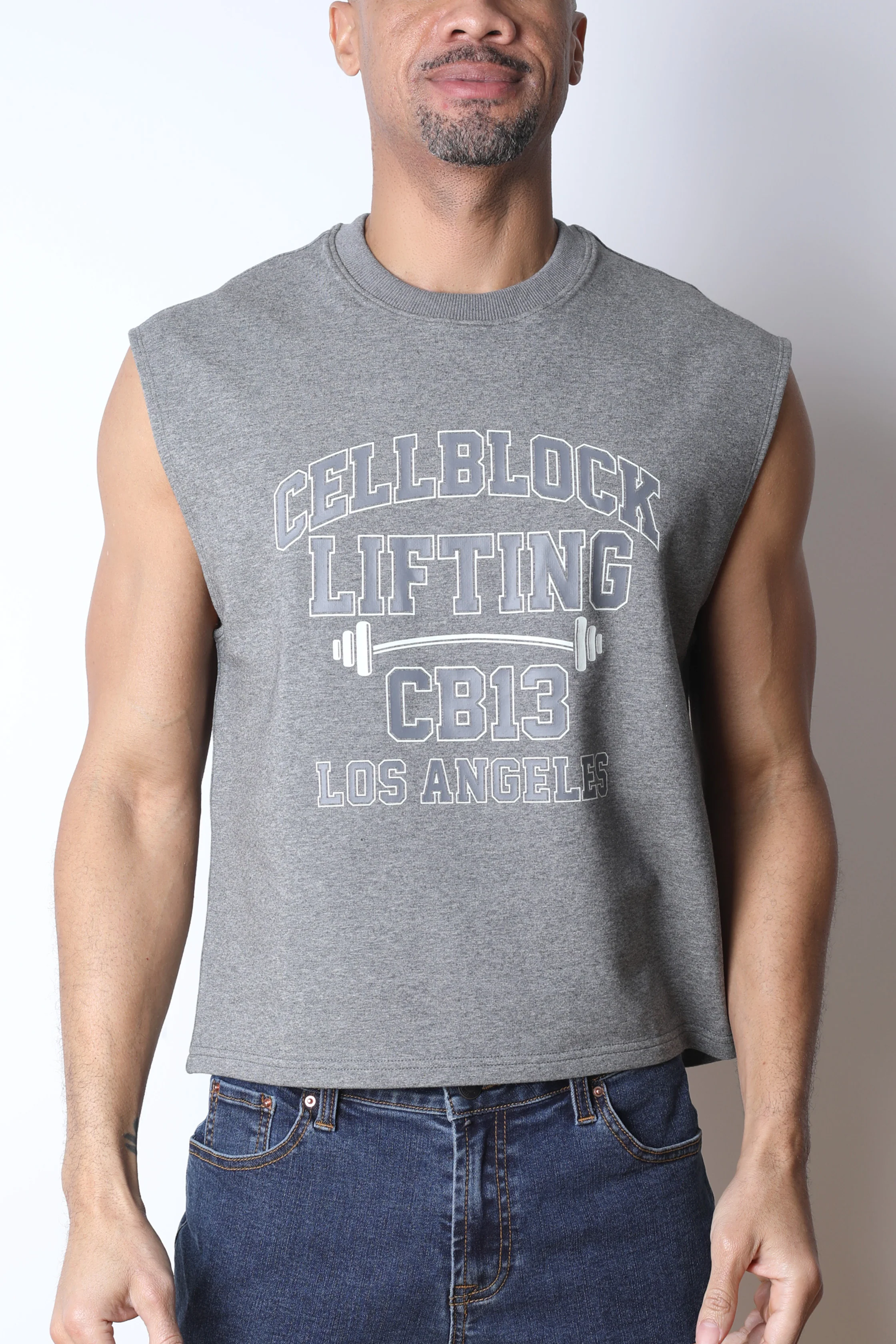 CB13 Lifting Club Cropped Tank - Image 7