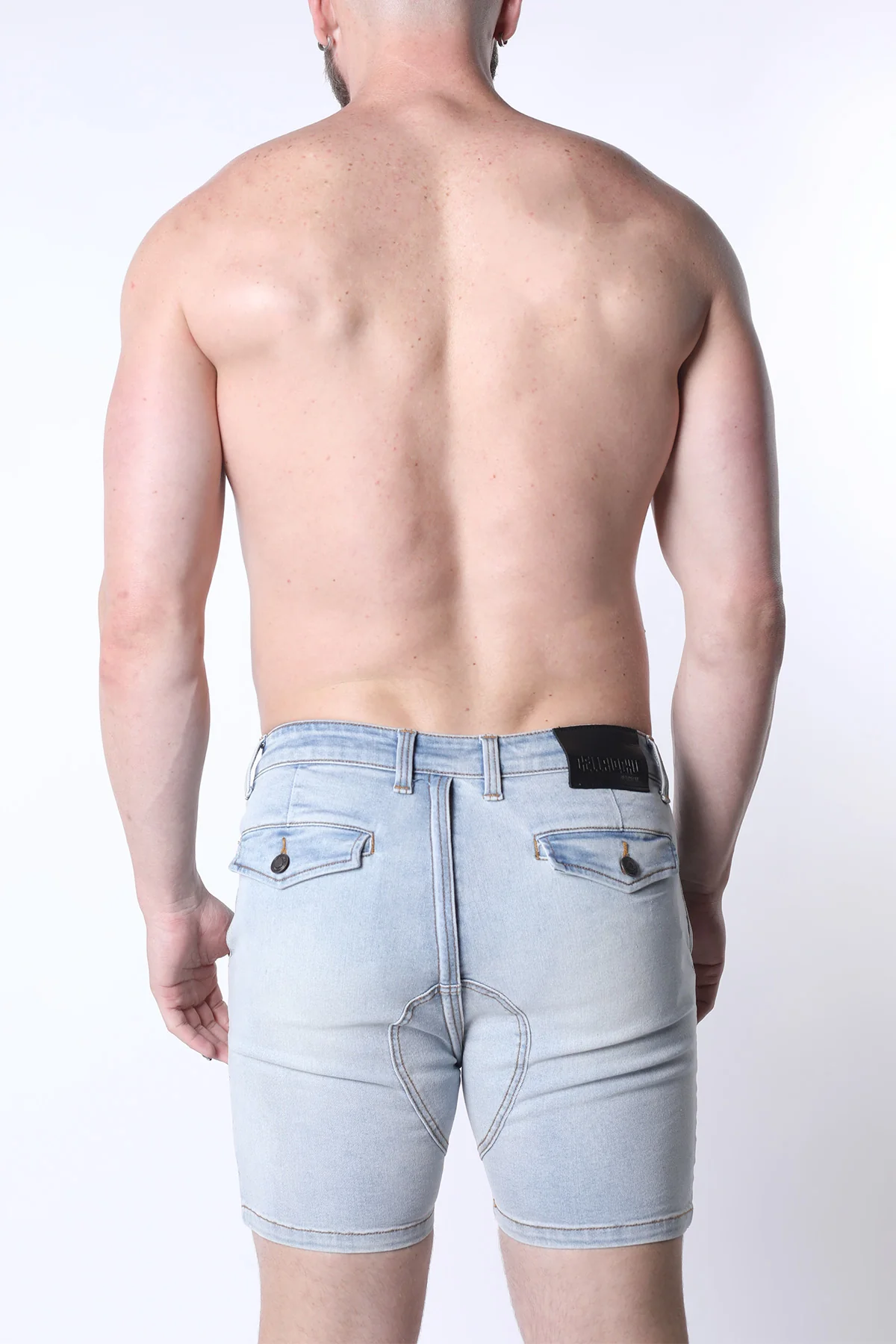 Full Court Denim Zipper Short - Image 4