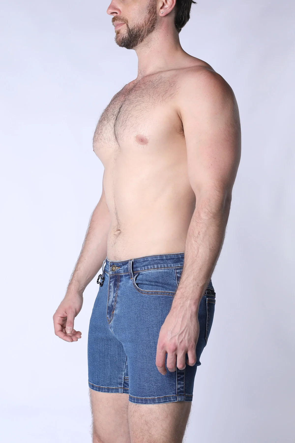 Muzzle Up Denim Zipper Short - Image 11