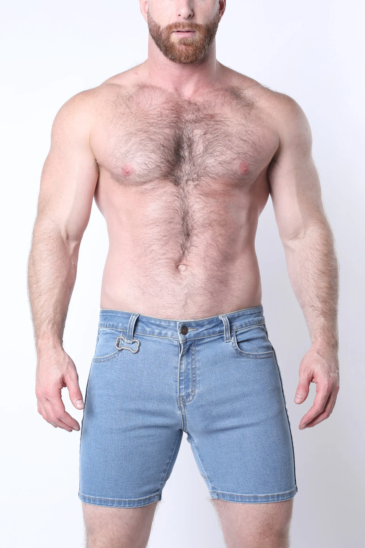 Muzzle Up Denim Zipper Short - Image 3