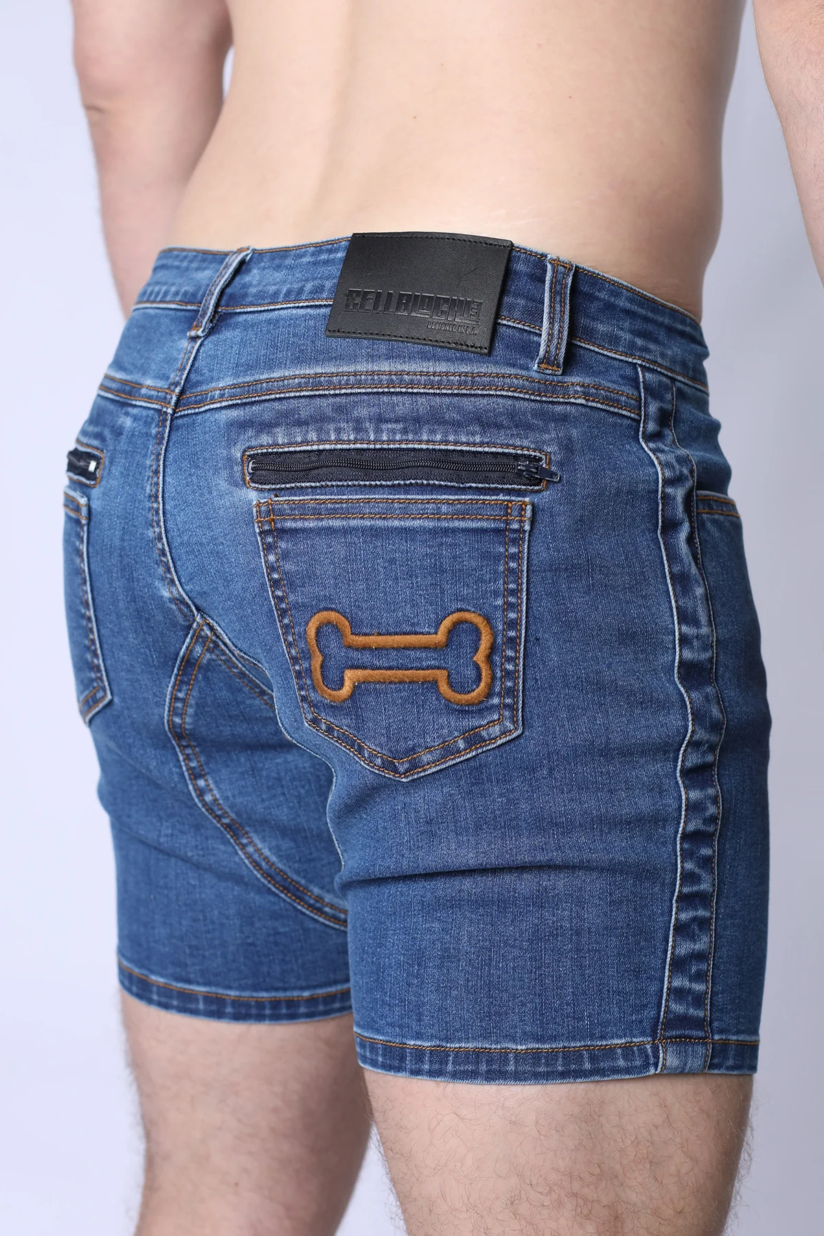Muzzle Up Denim Zipper Short - Image 7