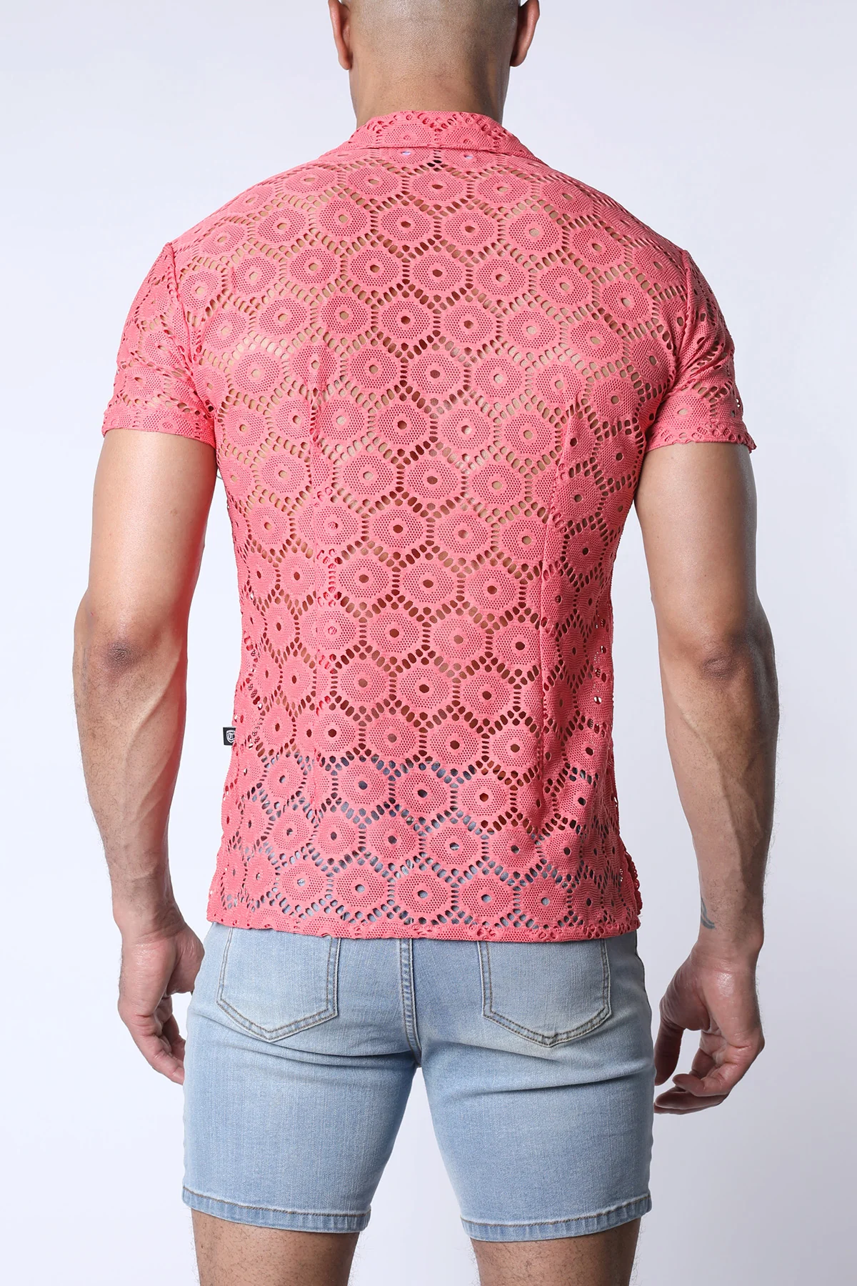 Palermo Button Down Mesh Shirt - Image 10