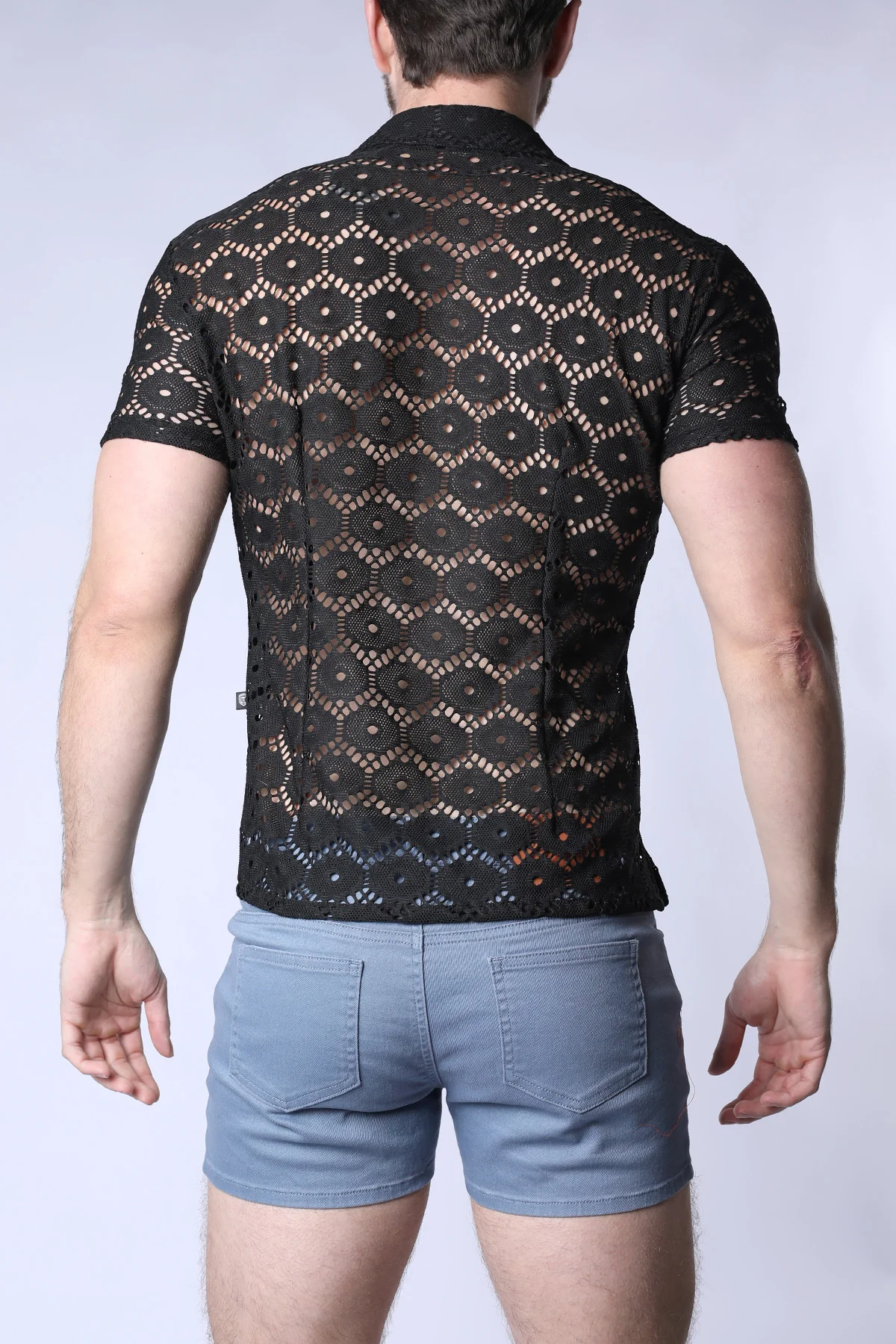 Palermo Button Down Mesh Shirt - Image 2