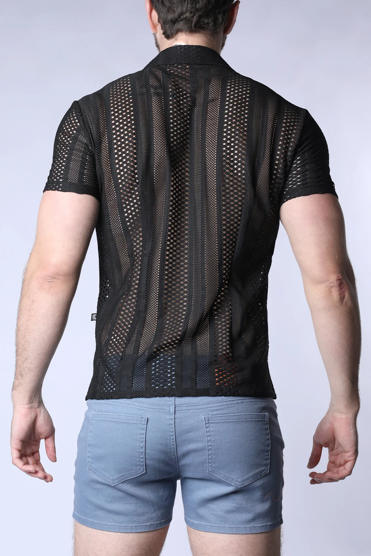 Sicily Crochet Mesh Shirt - Image 3