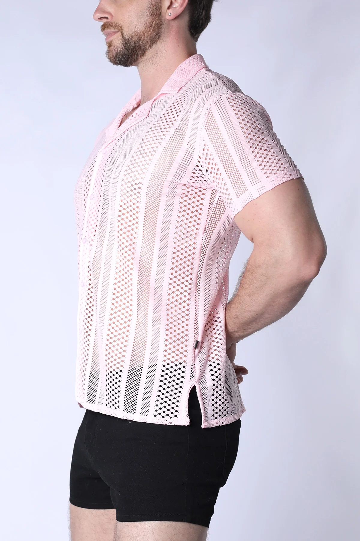 Sicily Crochet Mesh Shirt - Image 6