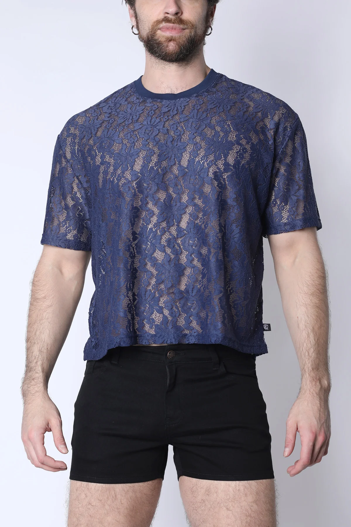 Sorrento Lace Cropped Tee