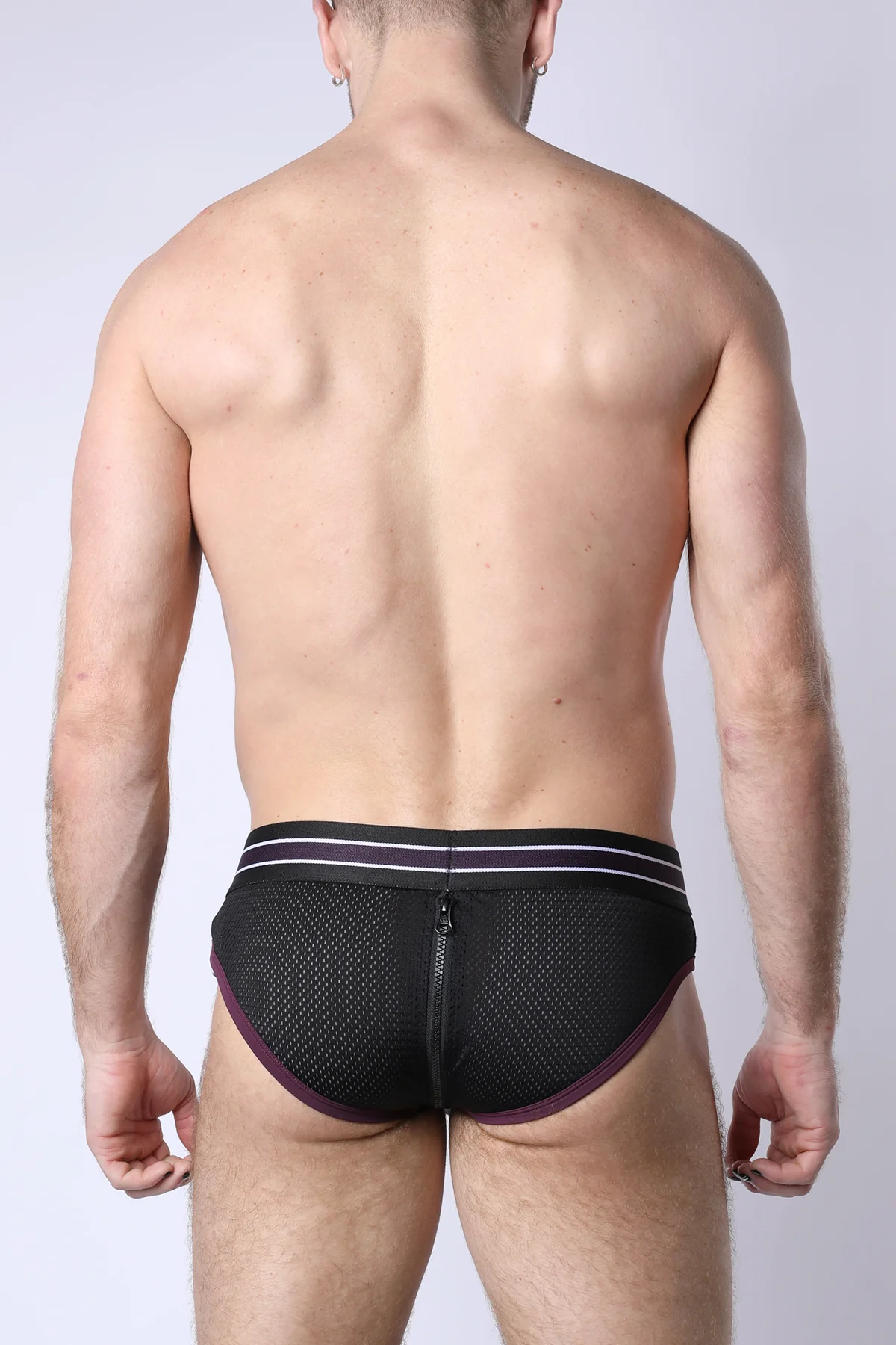 Take Down Zipper Brief w/ Removable Pouch  **FINAL SALE** - Image 4