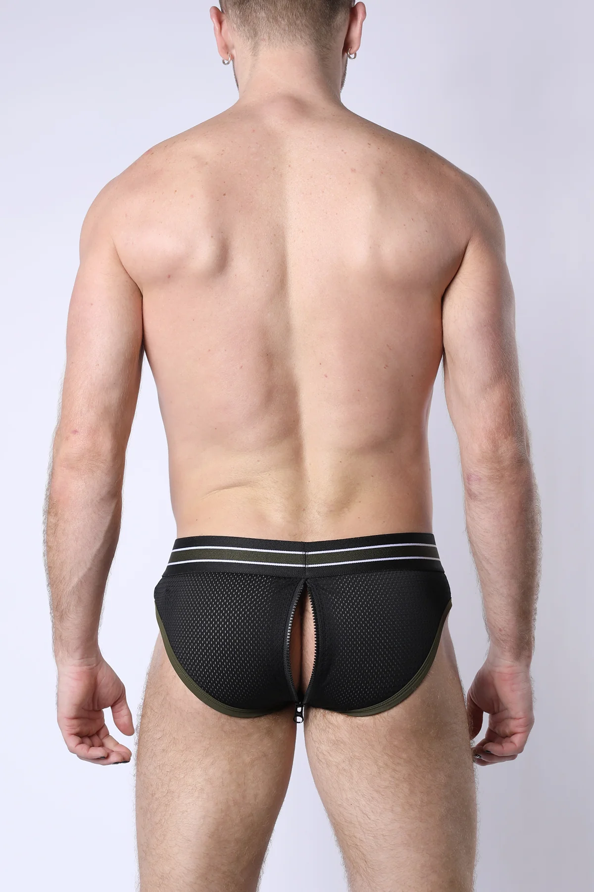 Take Down Zipper Brief w/ Removable Pouch  **FINAL SALE** - Image 7