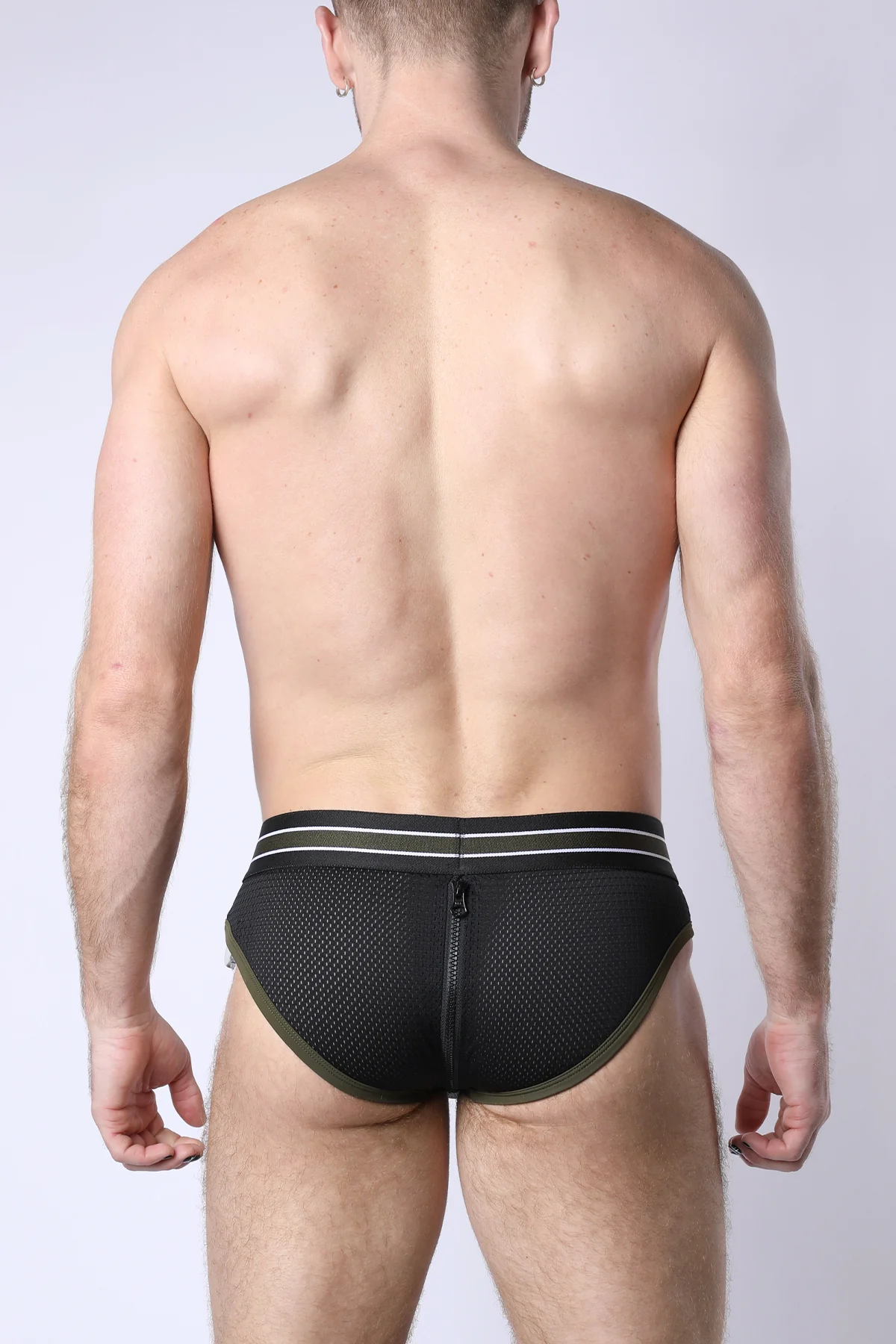 Take Down Zipper Brief w/ Removable Pouch  **FINAL SALE** - Image 8