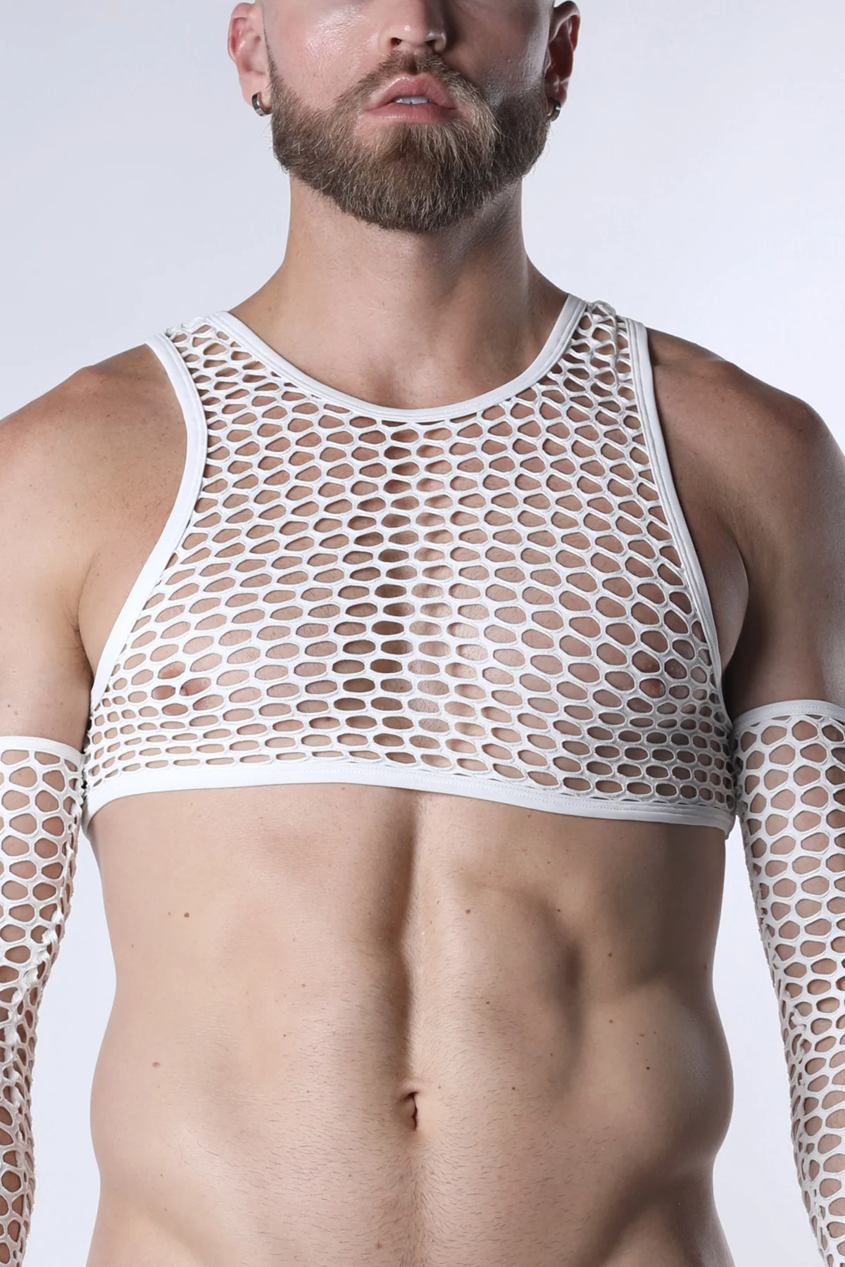 Vaux Galaxy Mesh Cropped Tank Top - Image 8