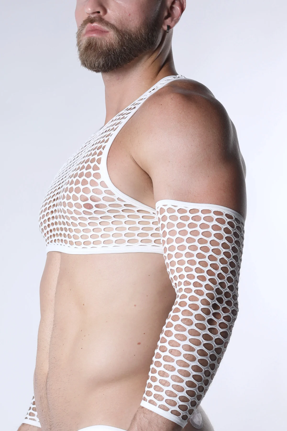 Vaux Galaxy Mesh Cropped Tank Top - Image 9